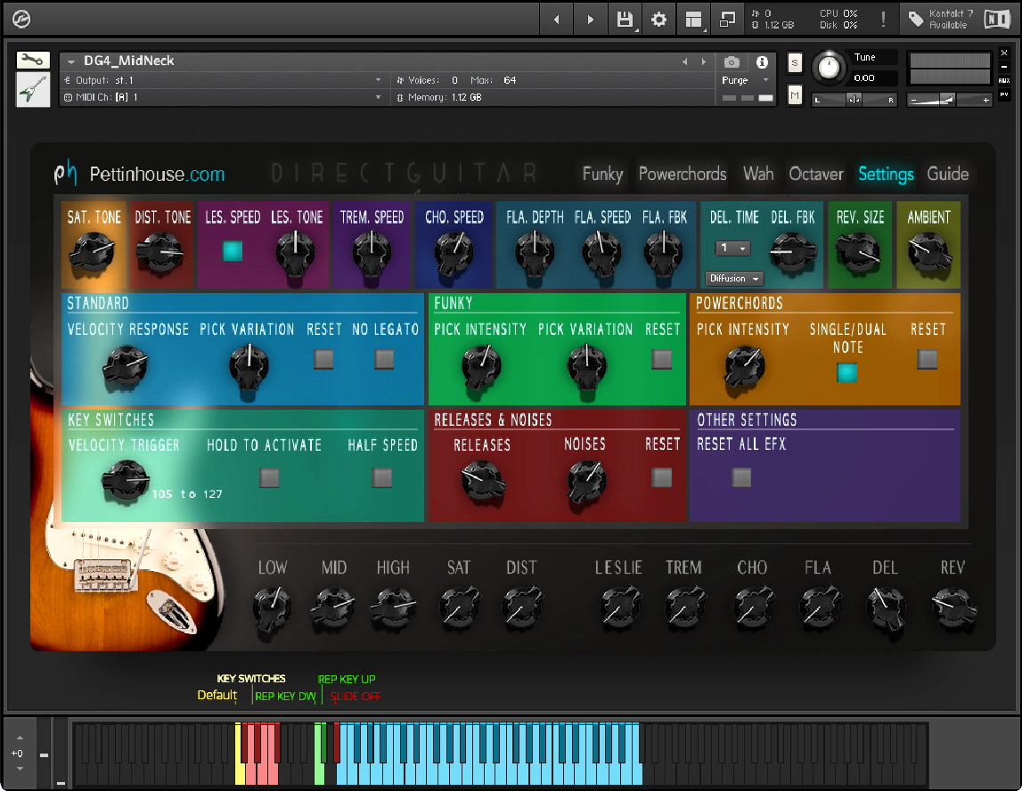DirectGuitar-Settings-Kontakt-Guitar